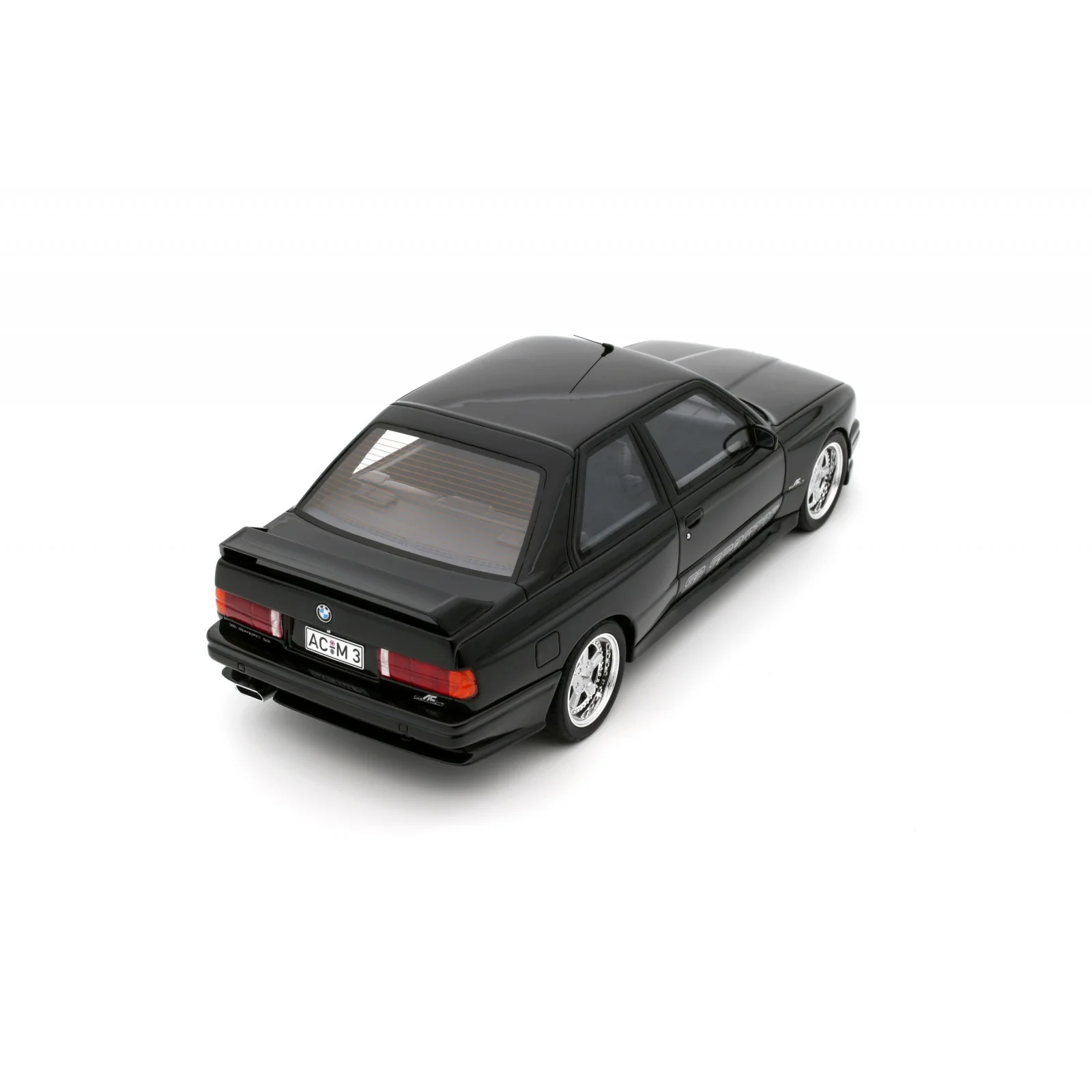 Otto 1985 BMW M3 E30 AC Schnitzer ACS3 Sport 2.5 Diamond Black Metallic 1:18 - Image 6