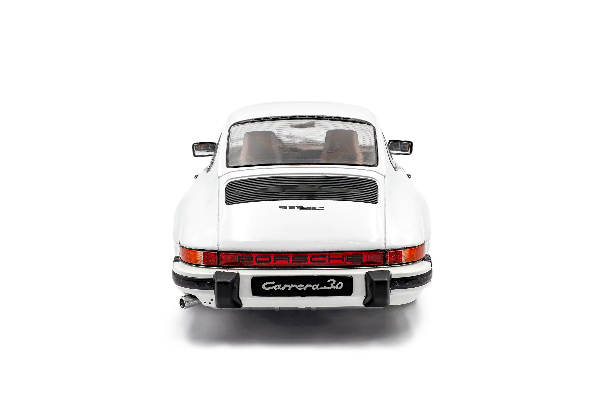 Solido 1974 Porsche 911 930 Carrera 3.0 SC White 1:18 - Image 5