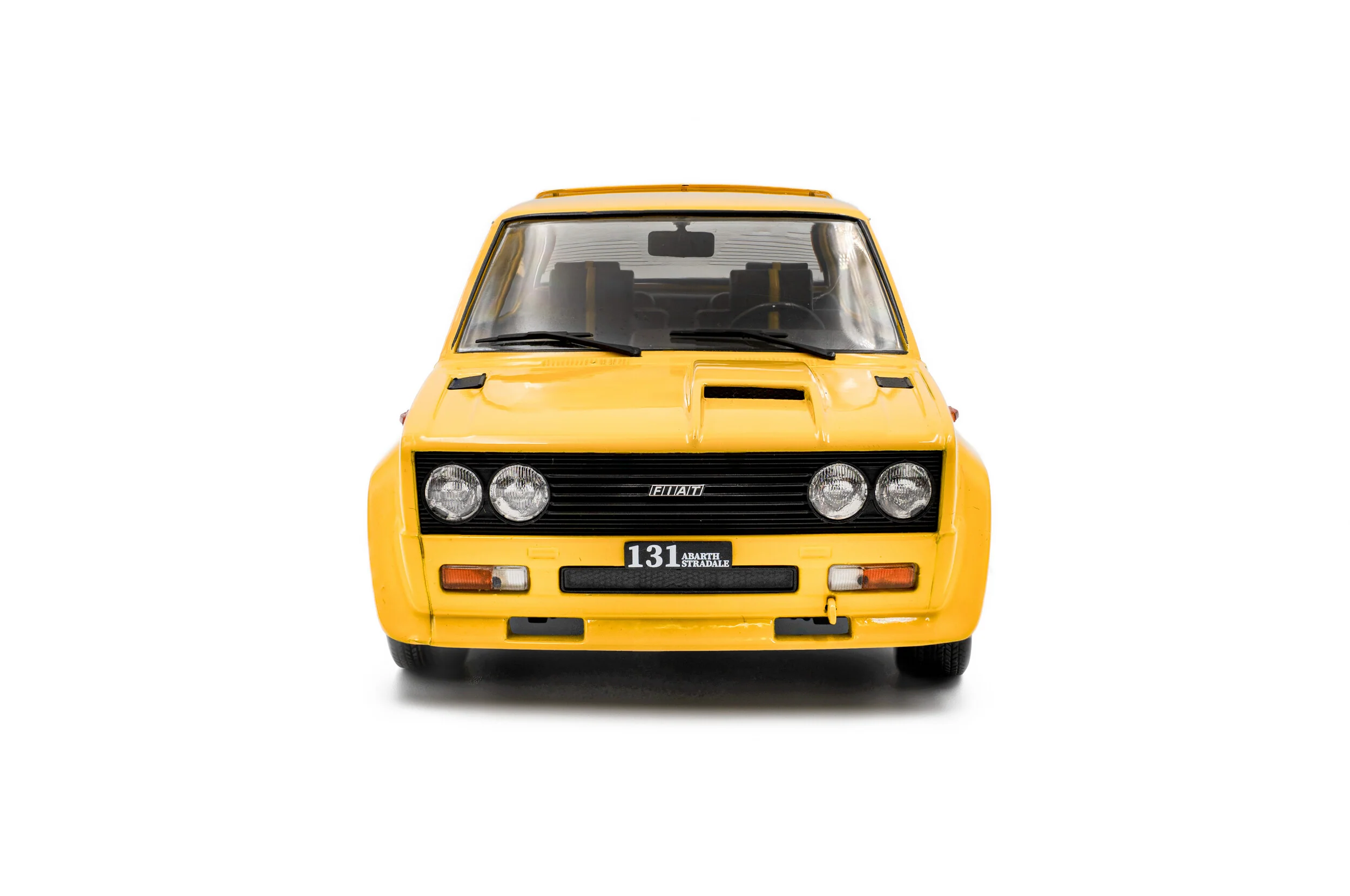 Solido 1980 Fiat 131 Abarth Rally Yellow 1:18 - Image 4