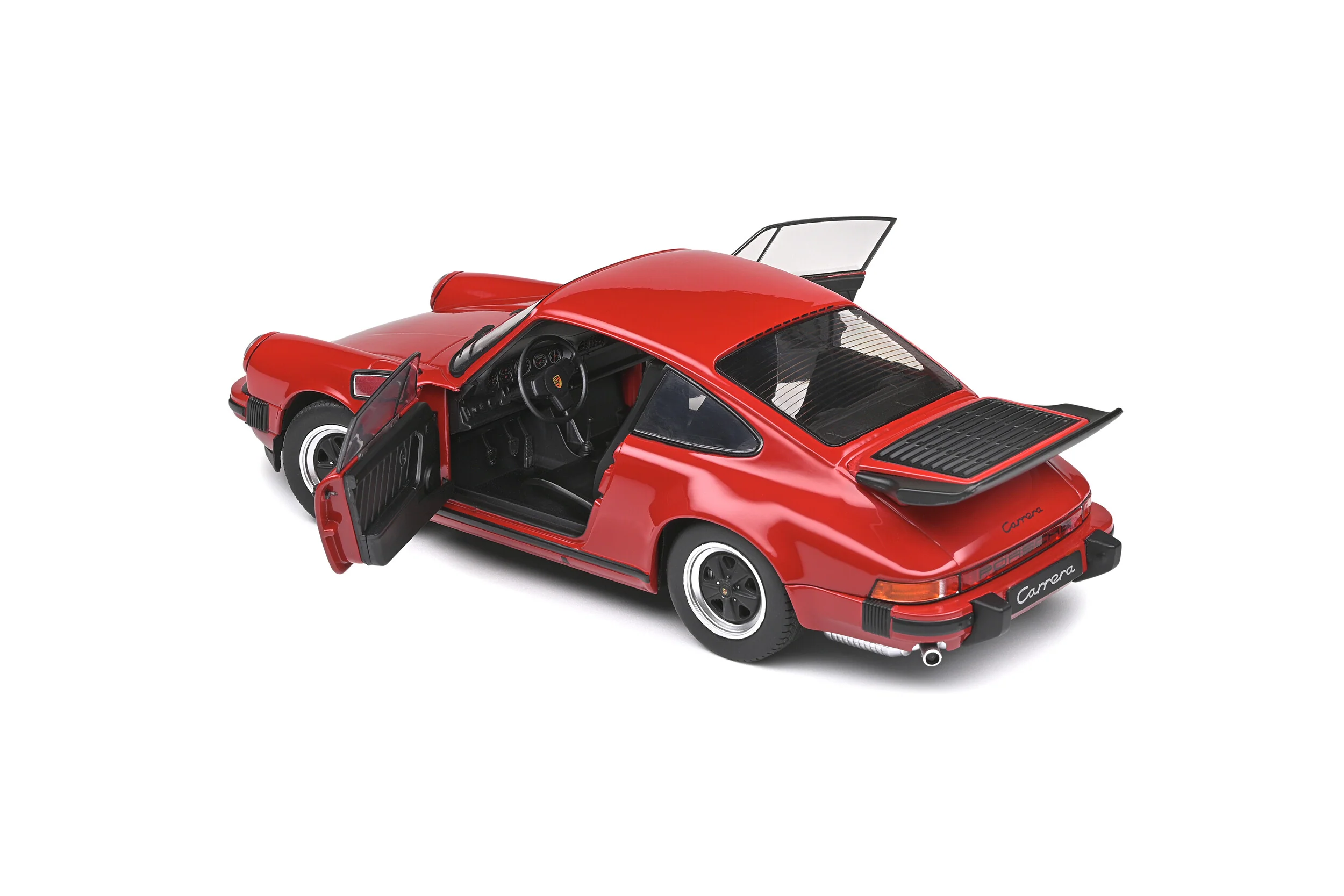 Solido 1984 Porsche 911 930 Carrera 3.2 SC Indian Red 1:18 - Image 7