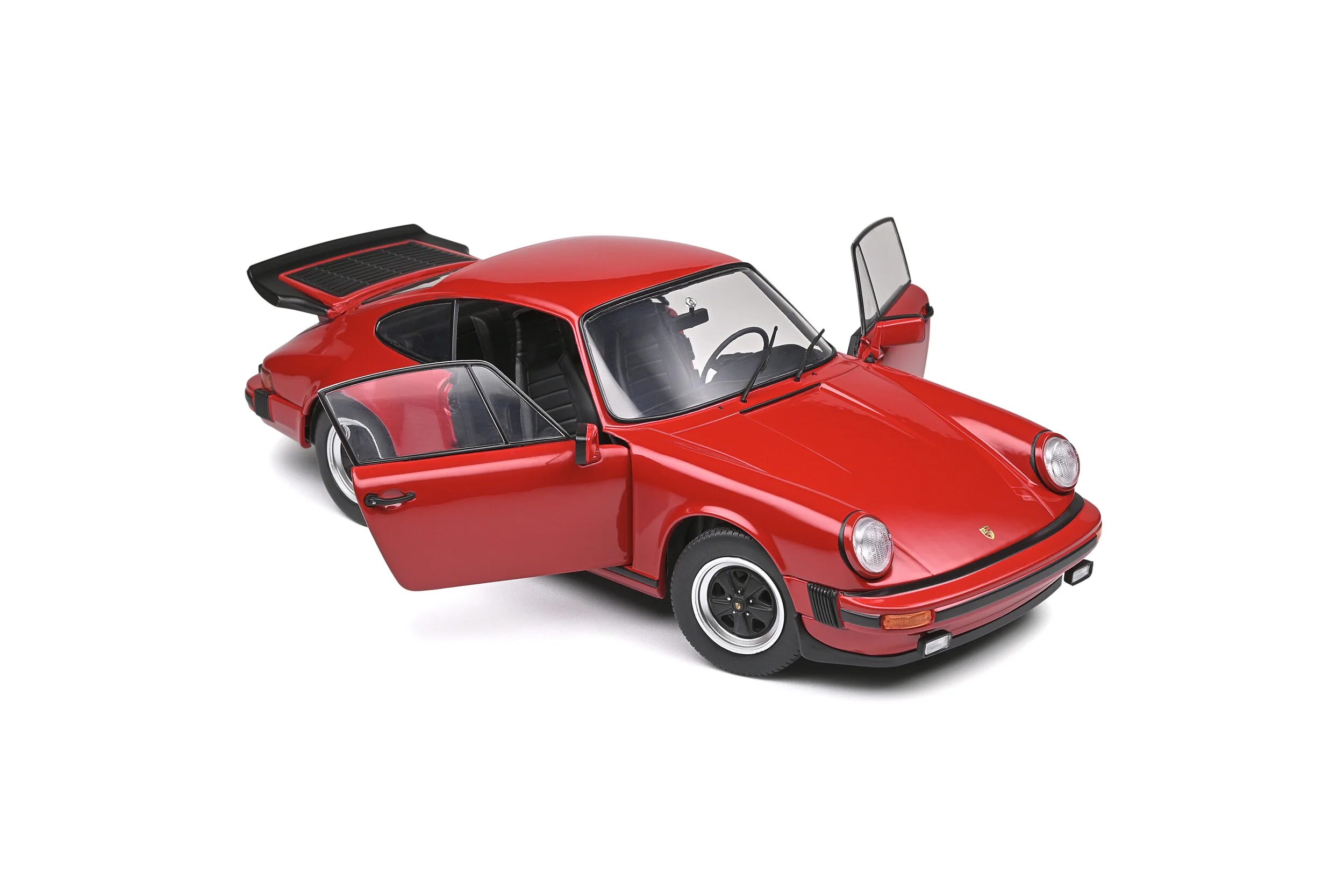 Solido 1984 Porsche 911 930 Carrera 3.2 SC Indian Red 1:18 - Image 8