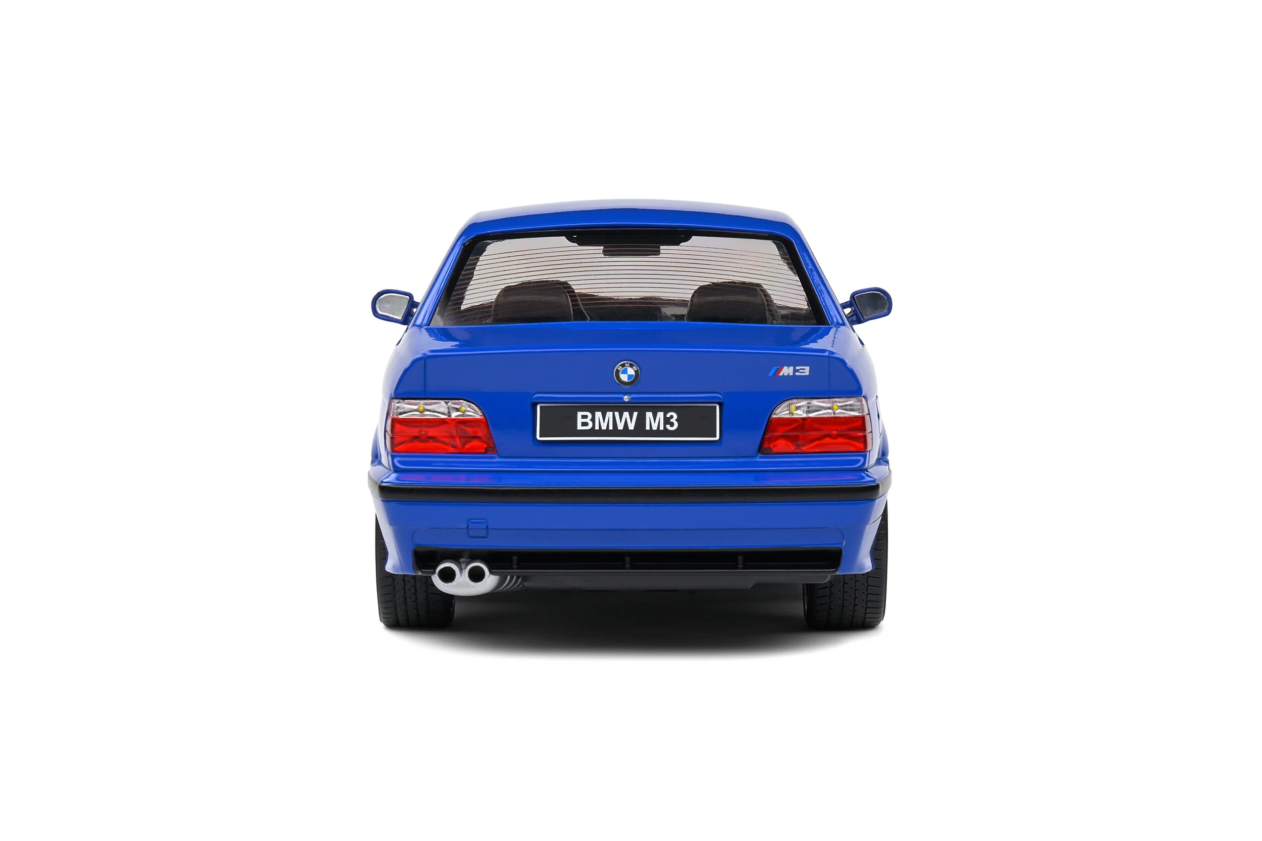 Solido 1996 BMW E36 Coupe M3 Santorin Blue 1:18 - Image 3
