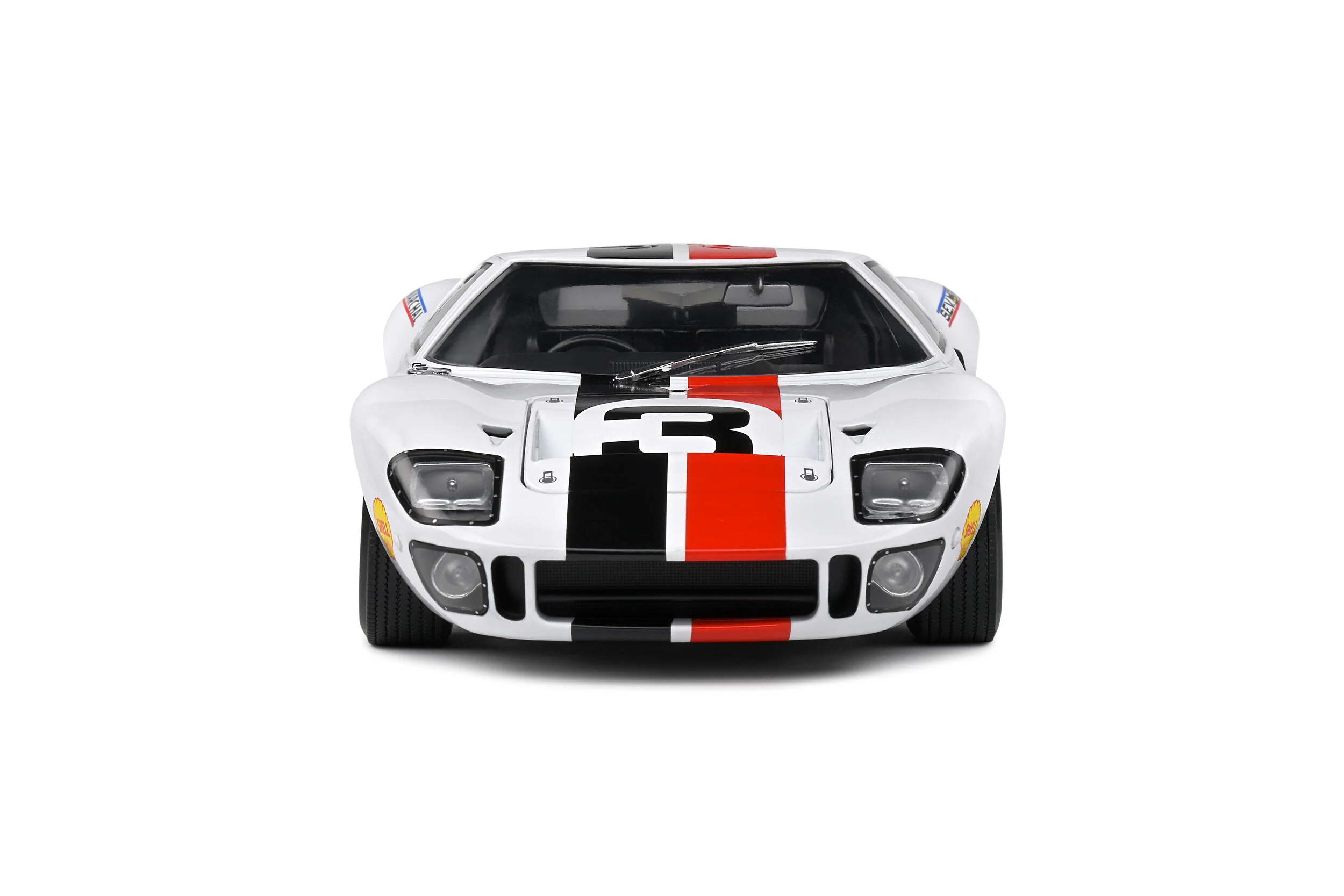 Solido 2015 Ford Gt40 Mk1 No 3 Eric Dean Design White 1:18 - Image 6