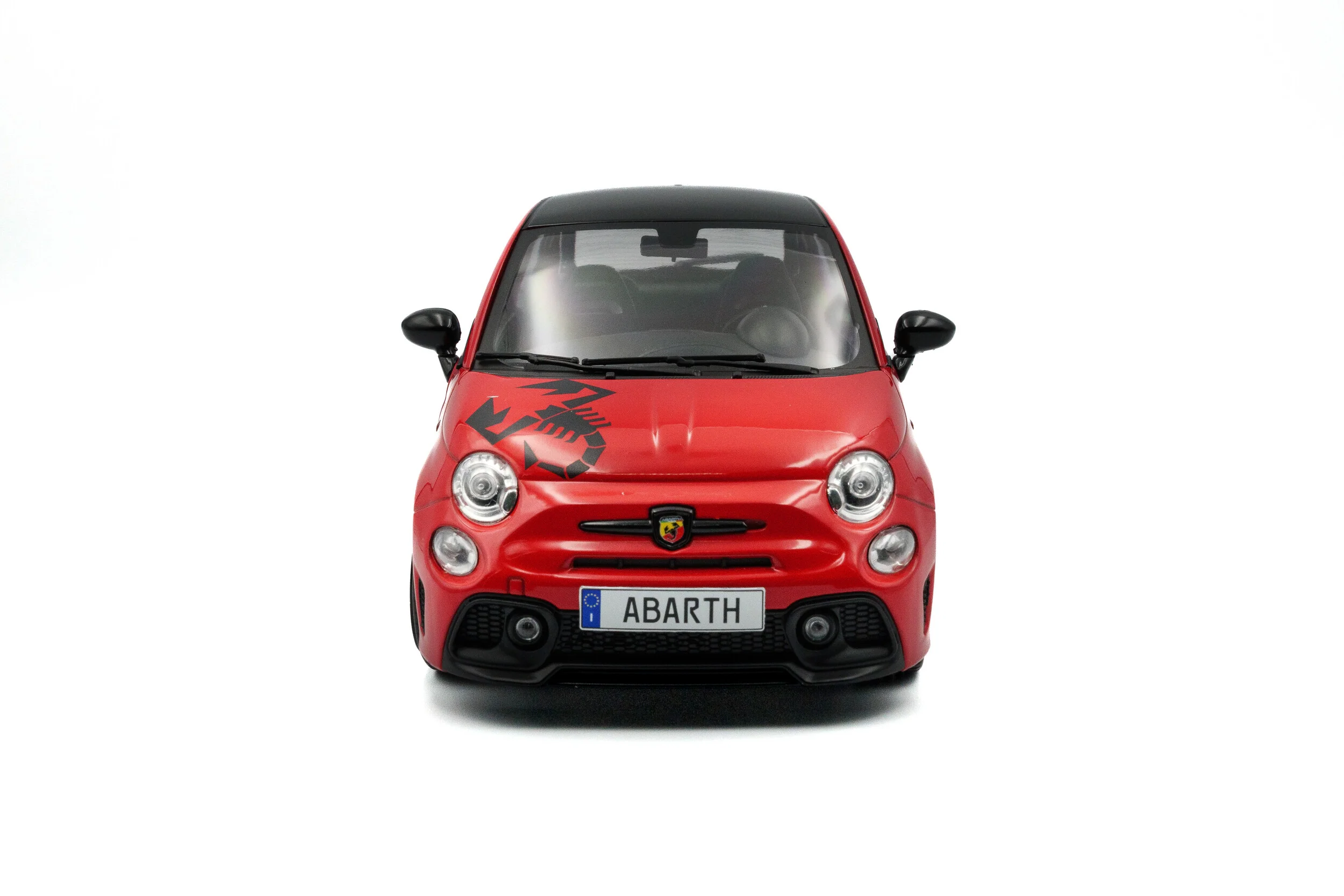 Solido 2022 Fiat 595 (Nuovo 500) Abarth Rosso Maranello Red 1:18 - Image 6
