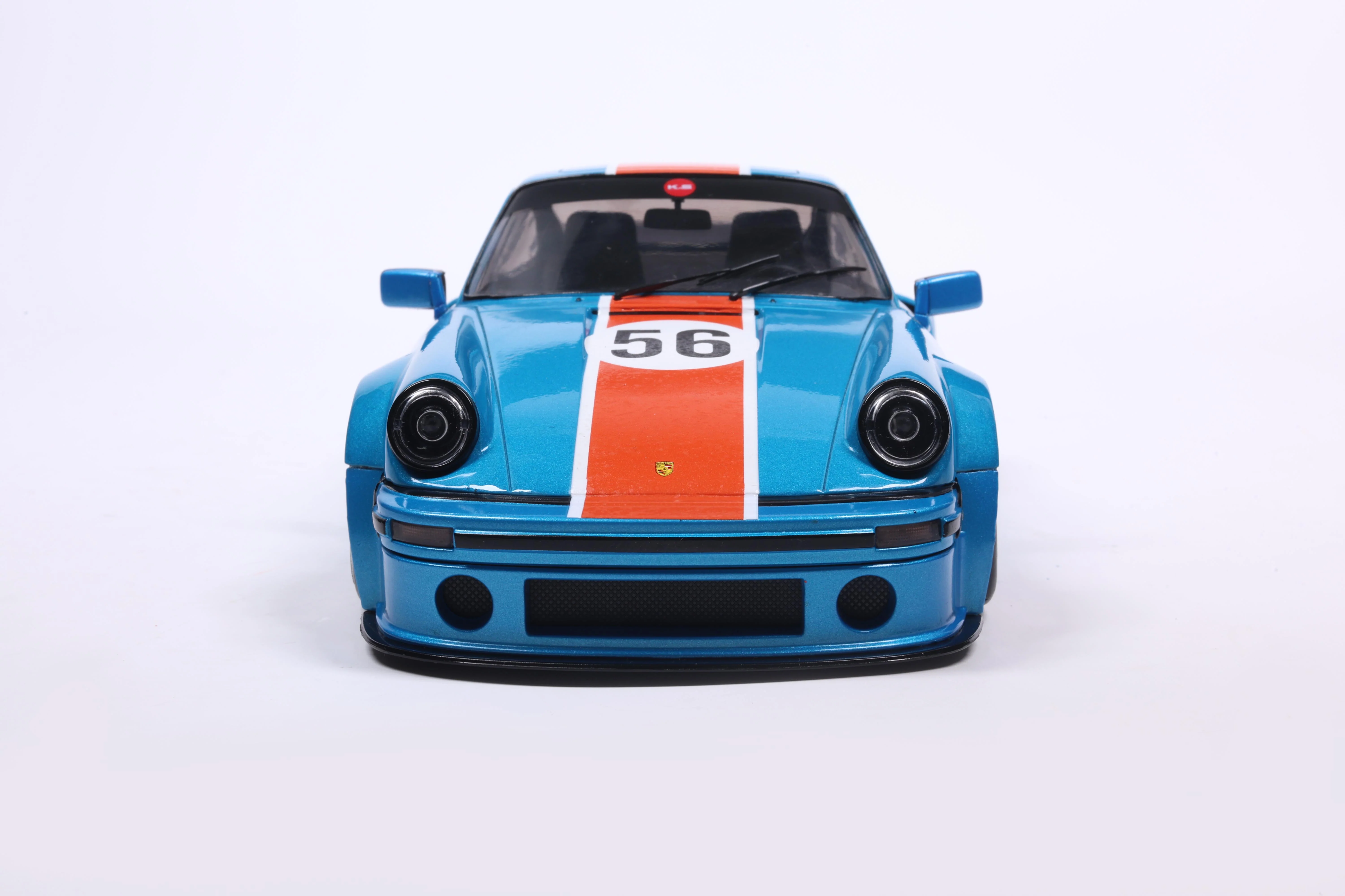 Solido 2026 Porsche 911 KS-R Blue & Orange Khyzyl Saleem 1:18 - Image 5