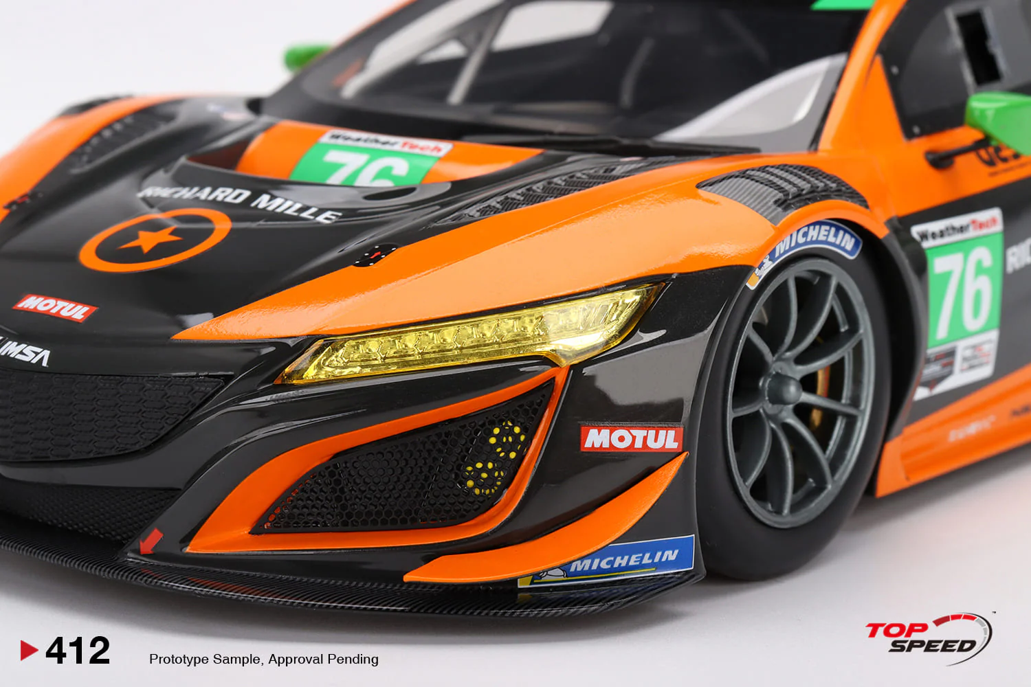 Topspeed 1:18 Acura NSX GT3 EVO #76 Compass Racing  IMSA 2021 - Image 4