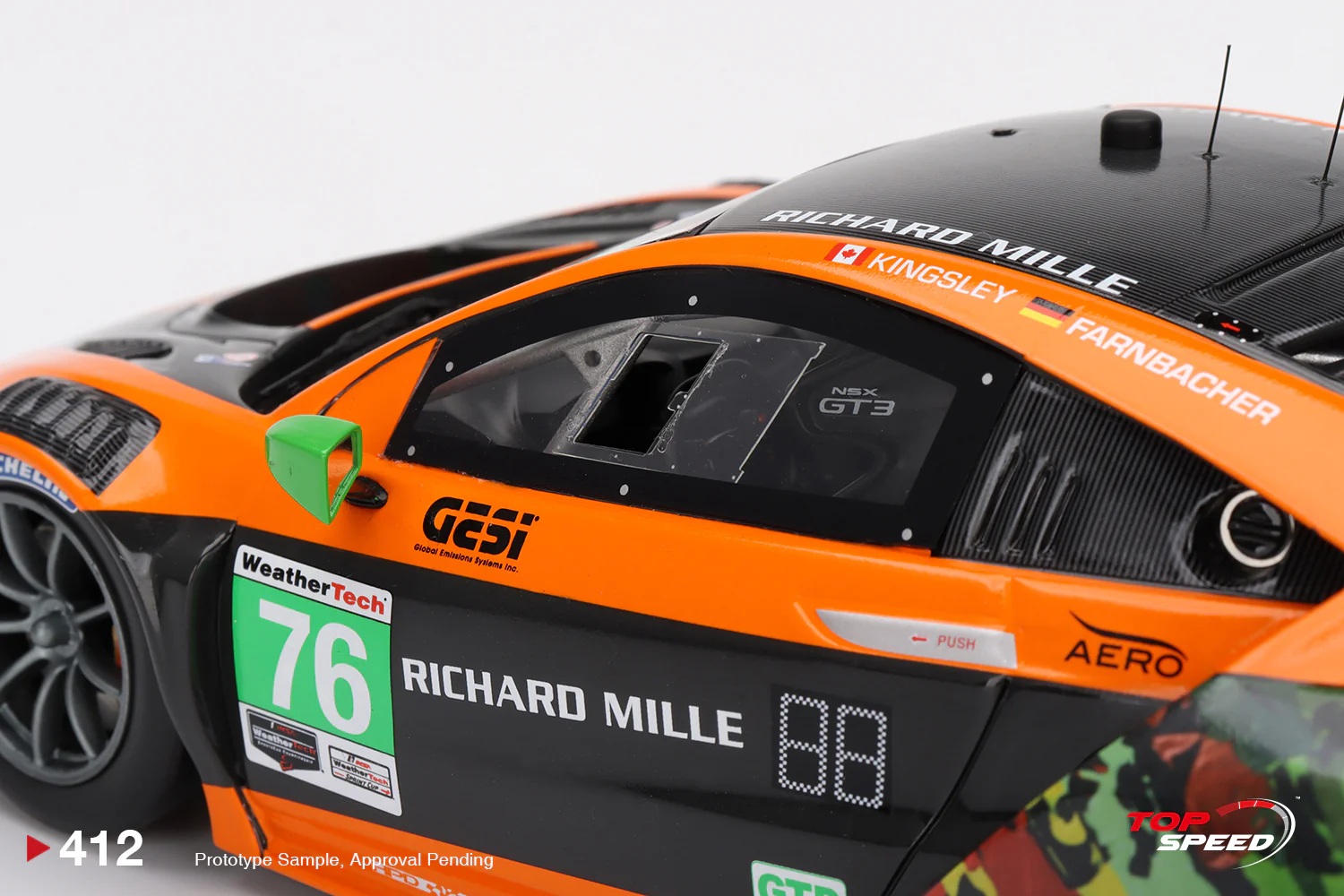 Topspeed 1:18 Acura NSX GT3 EVO #76 Compass Racing  IMSA 2021 - Image 5