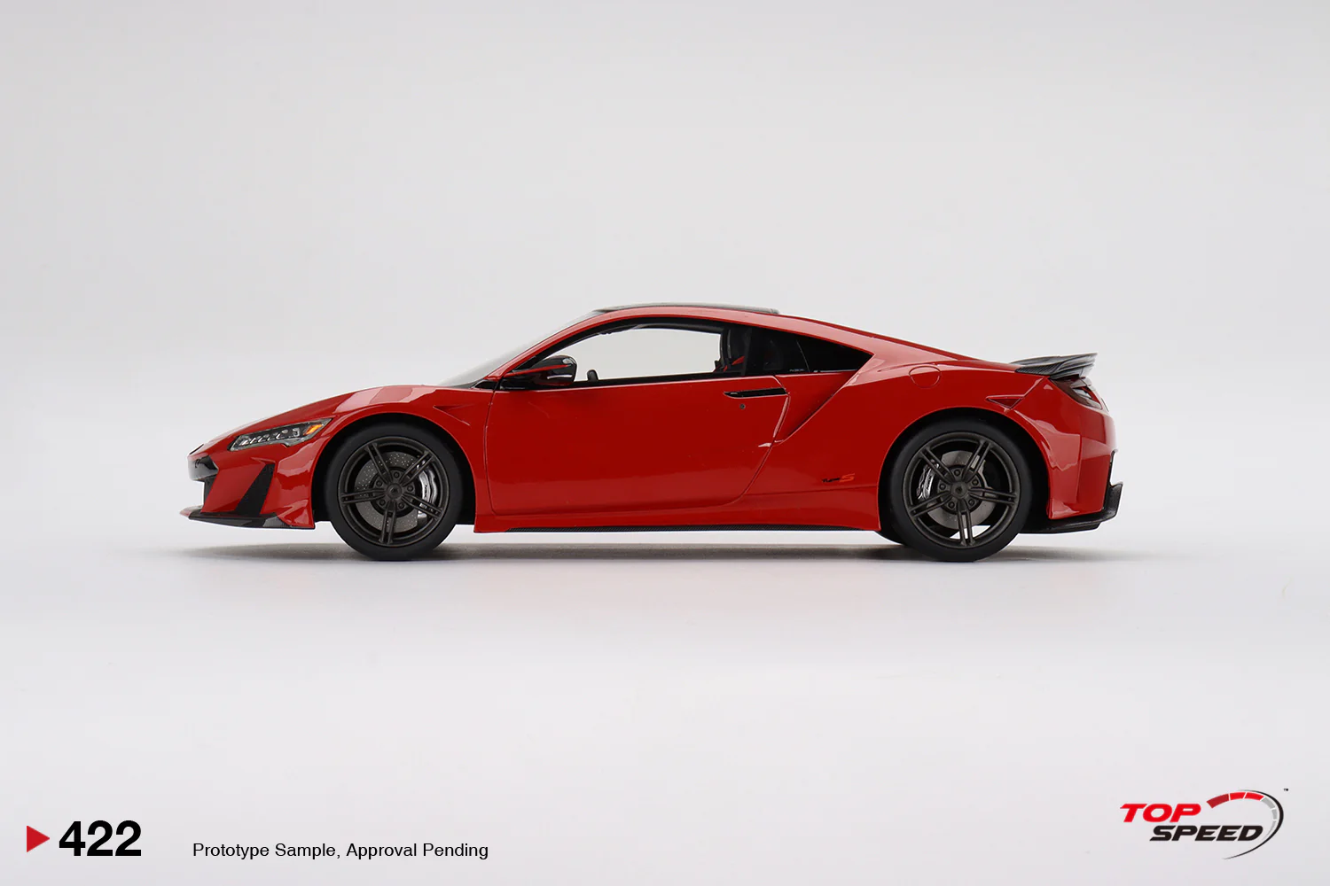 Topspeed 1:18 Acura NSX Type S 2022 Curva Red LHD - Image 3
