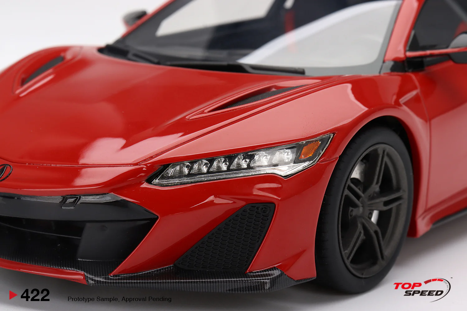 Topspeed 1:18 Acura NSX Type S 2022 Curva Red LHD - Image 4