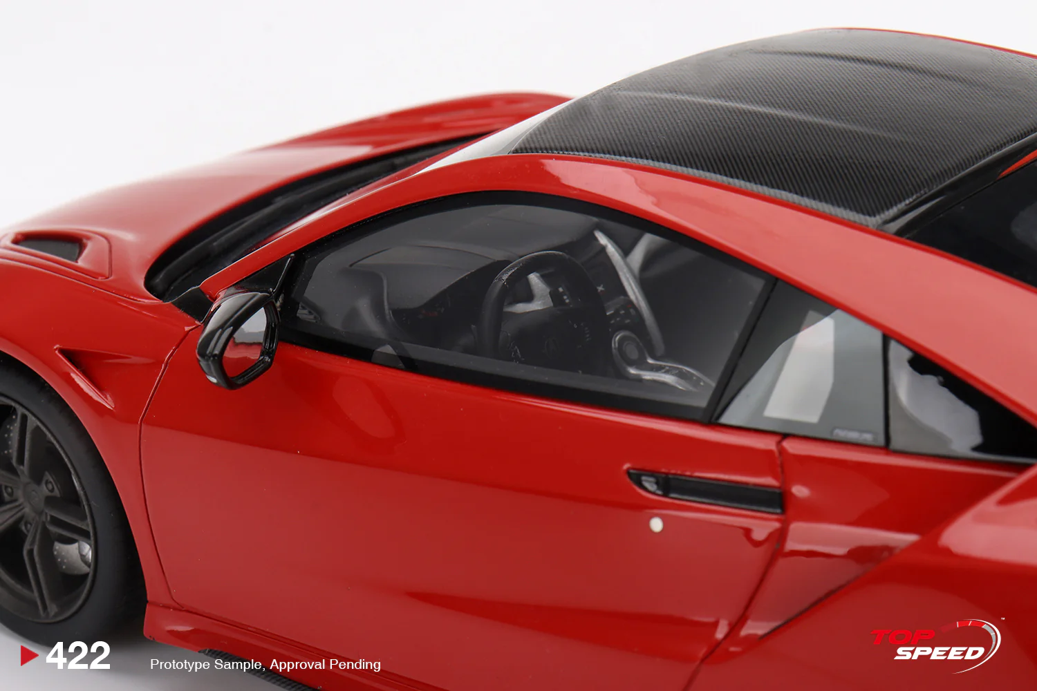 Topspeed 1:18 Acura NSX Type S 2022 Curva Red LHD - Image 5