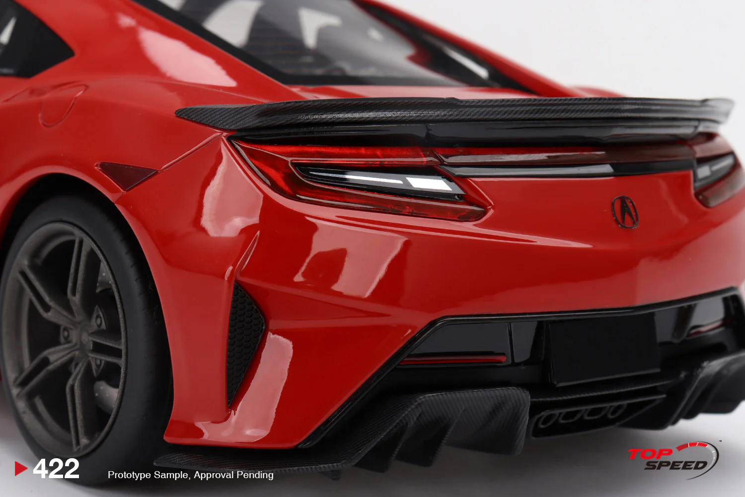 Topspeed 1:18 Acura NSX Type S 2022 Curva Red LHD - Image 6
