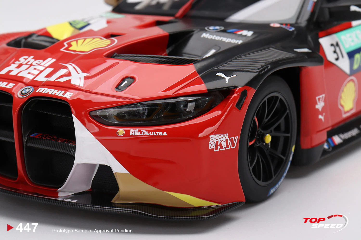 Topspeed 1:18 BMW M4 GT3 #31 Schubert Motorsport 2022 DTM Lausitzring Winner - Image 4