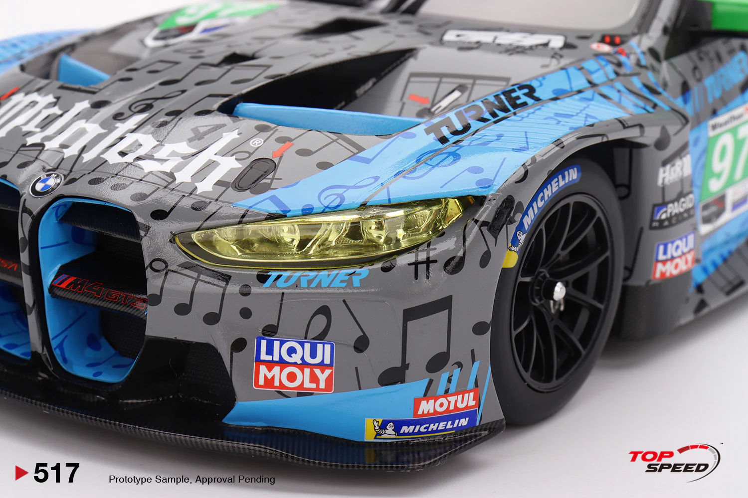 Topspeed  1:18 BMW M4 GT3 #97 Turner Motorsports  IMSA 2023  Laguna Seca GTD 2nd Place - Image 5