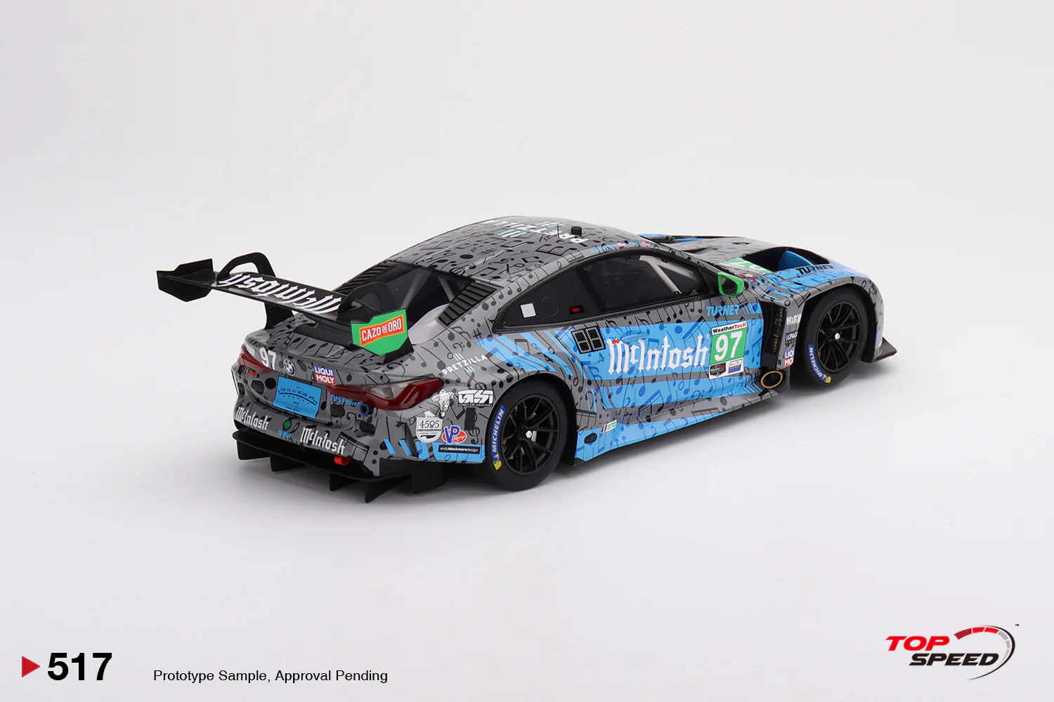 Topspeed  1:18 BMW M4 GT3 #97 Turner Motorsports  IMSA 2023  Laguna Seca GTD 2nd Place - Image 6