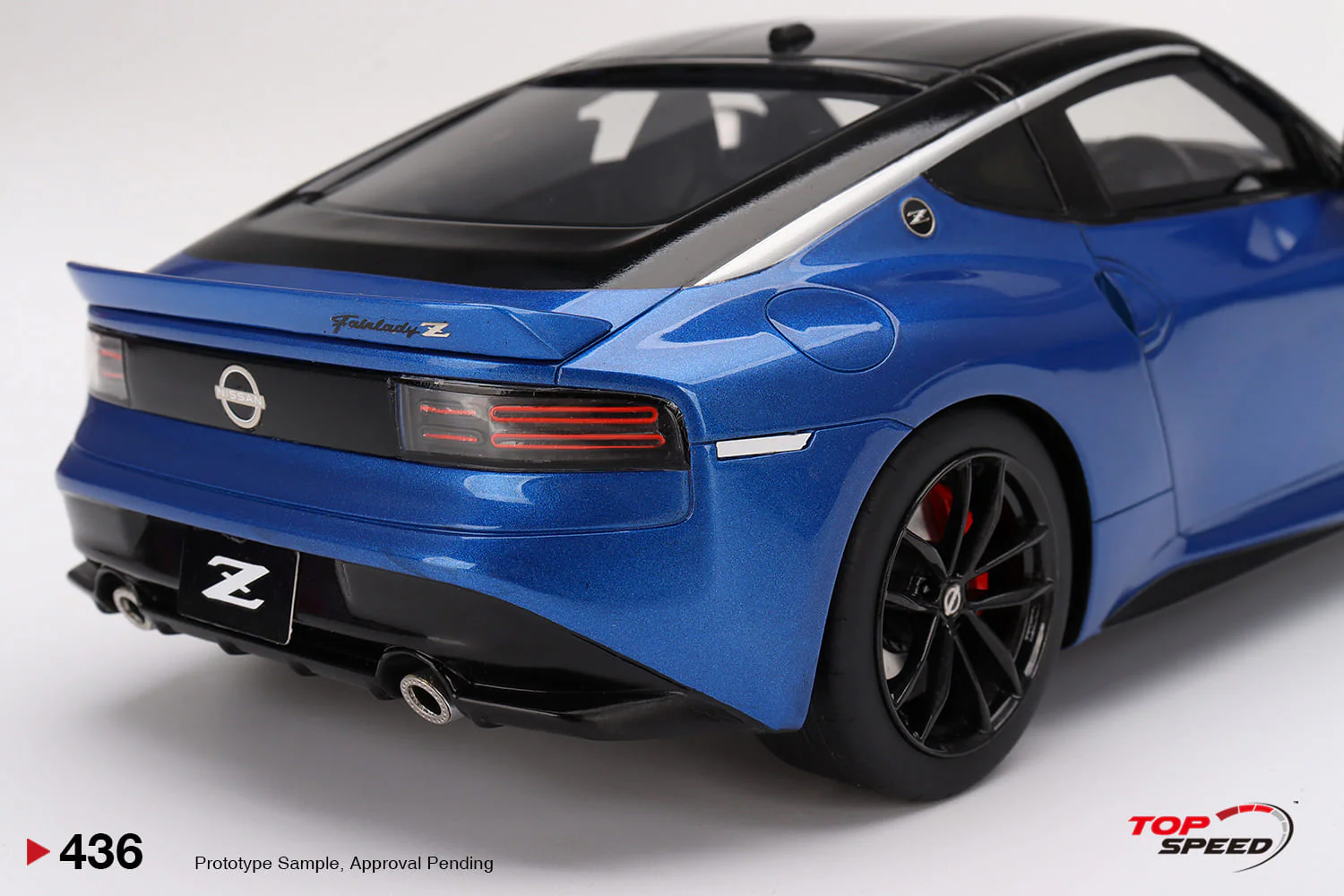 Topspeed 1:18 Nissan Fairlady Z Version ST 2023 Seiran Blue RHD - Image 6