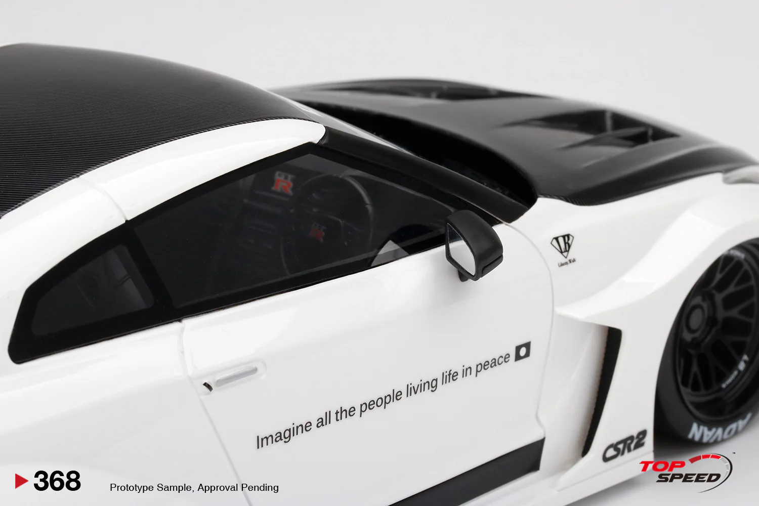 Topspeed 1:18 NISSAN LB-Silhouette WORKS GTR 35GT-RR Ver.2 White - Image 4