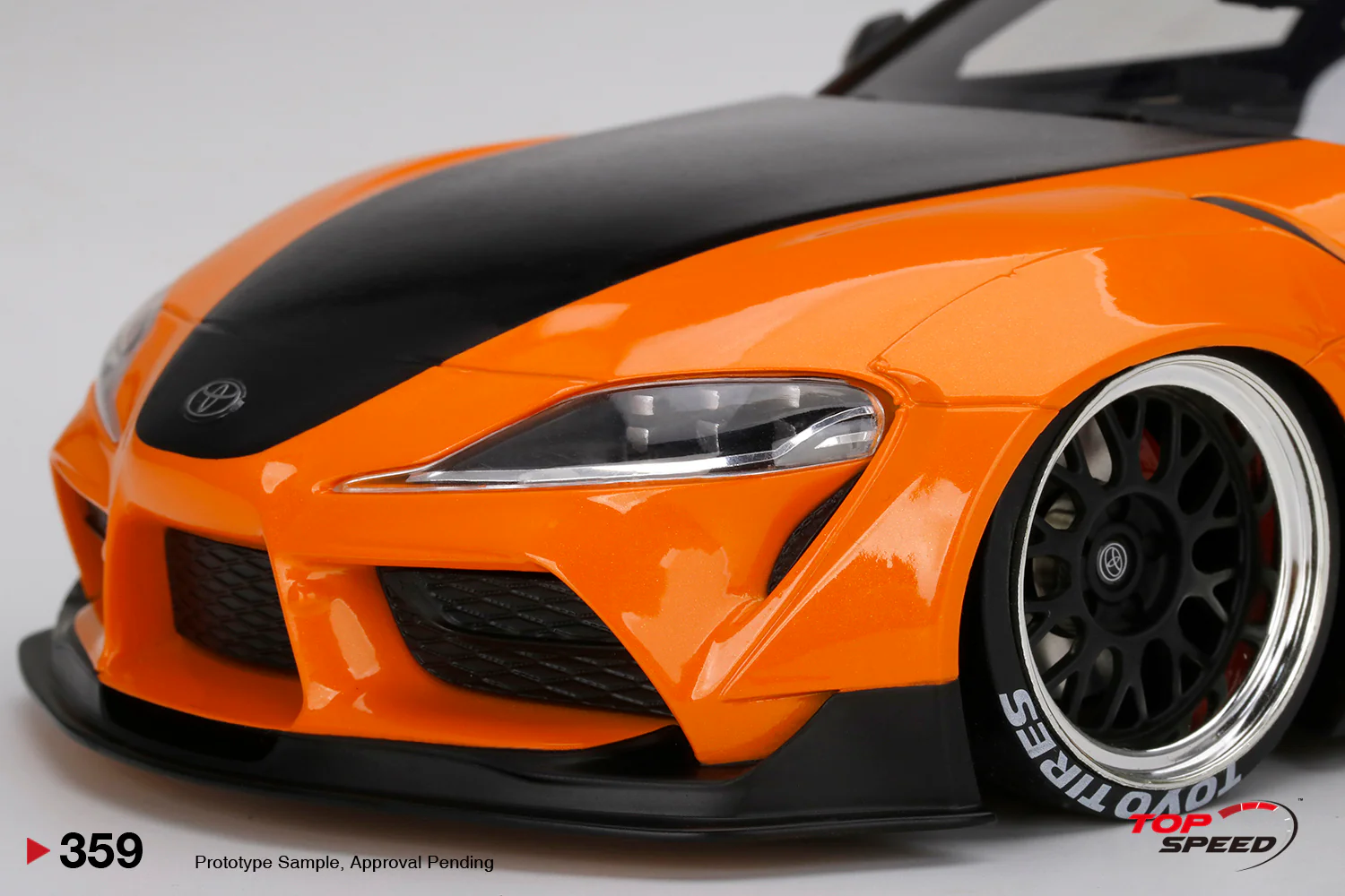 Topspeed 1:18 Pandem Toyota GR Supra V1.0  Orange - Image 4