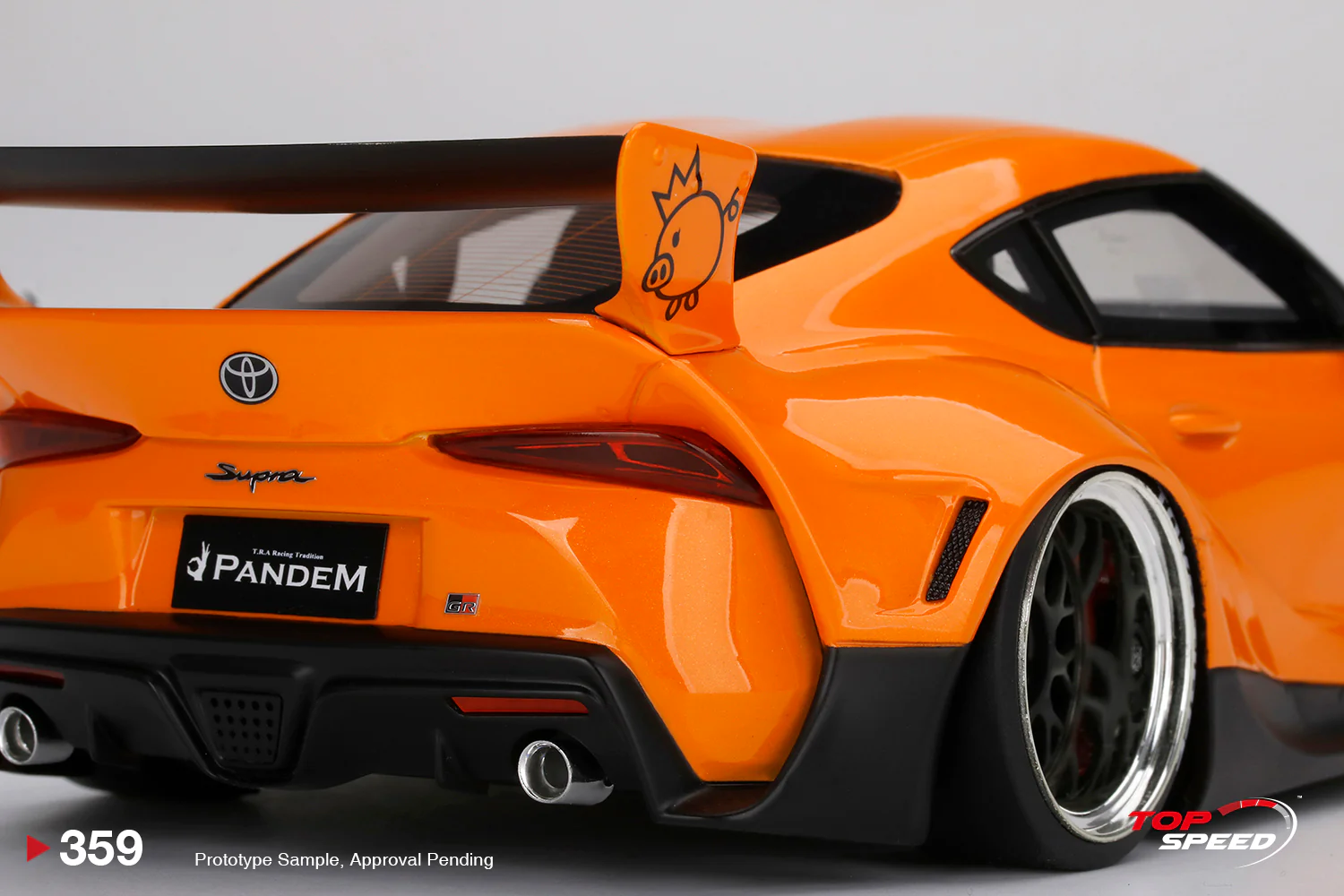 Topspeed 1:18 Pandem Toyota GR Supra V1.0  Orange - Image 6