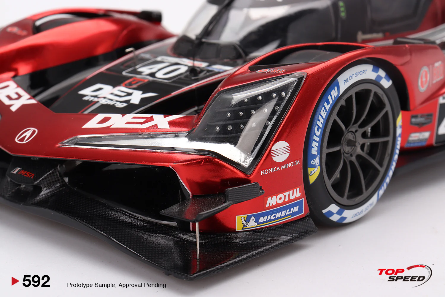 Topspeed Acura ARX-06 GTP #40 Wayne Taylor Racing w/ Andretti 2024 IMSA Sebring 12hrs Winner 1:18 - Image 4