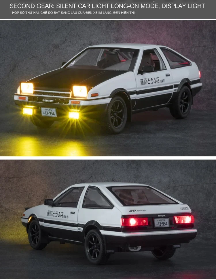 Toyota Sprinter AE86 Trueno 1:20 - Image 4
