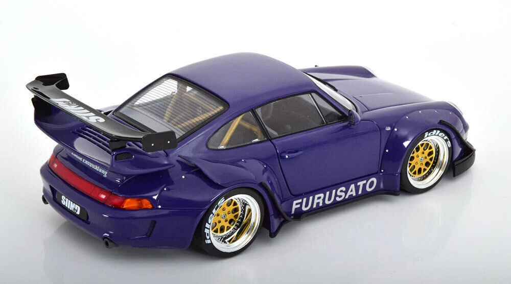 Werk83 Porsche 911 (993) RWB Rauh-Welt Furusato Sidney Hoffmann Purple 1:18 - Image 4